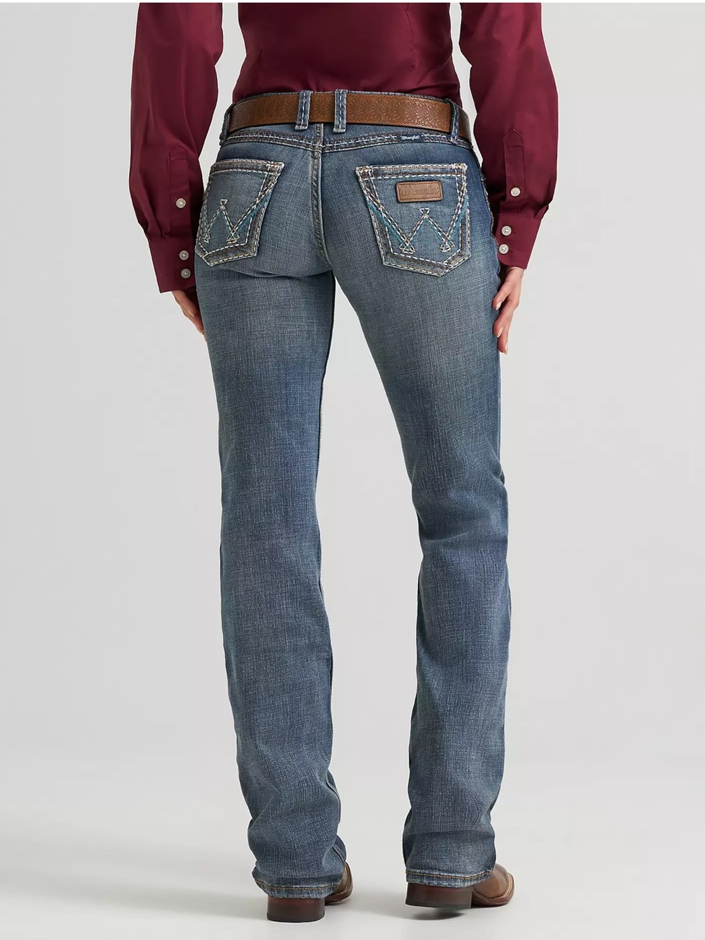 Wrangler Retro Sadie Women's Dark Wash Low Rise Bootcut Jeans